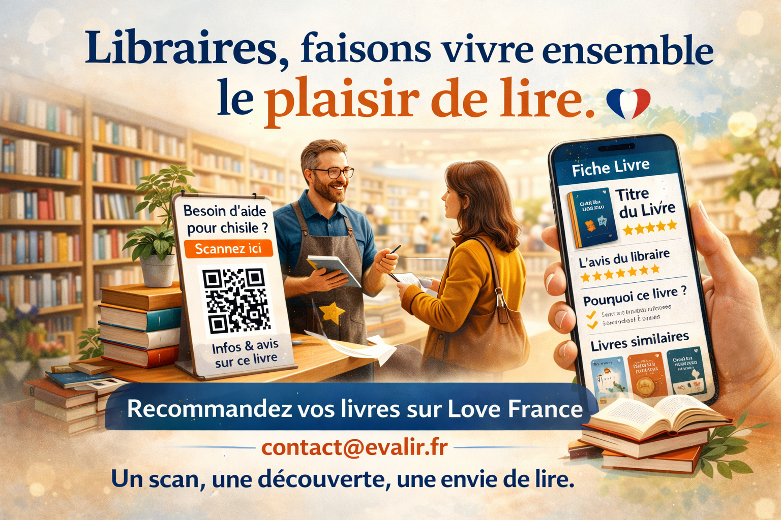 Projet éditorial pour libraires et acteurs culturels