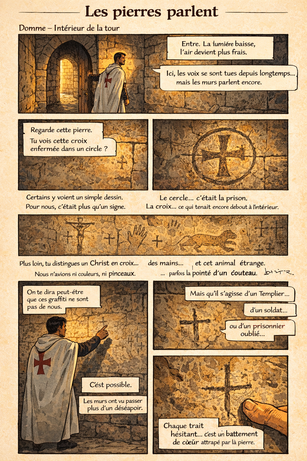 Dans la Porte des Tours à Domme