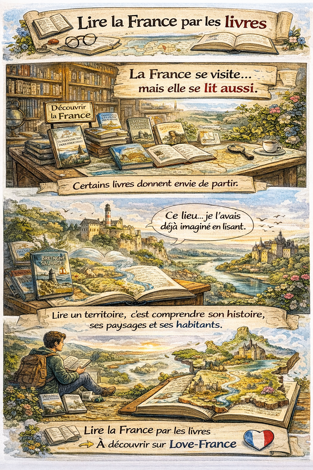 Lire la France à travers les livres
