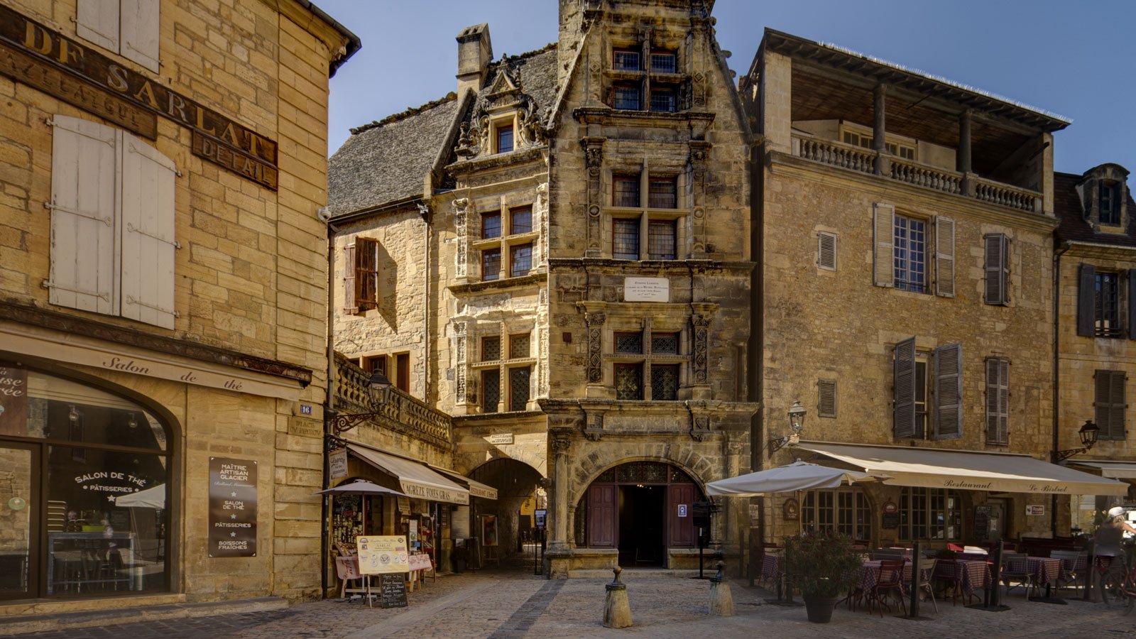 Façade Renaissance de la maison d'Étienne de La Boétie, Sarlat